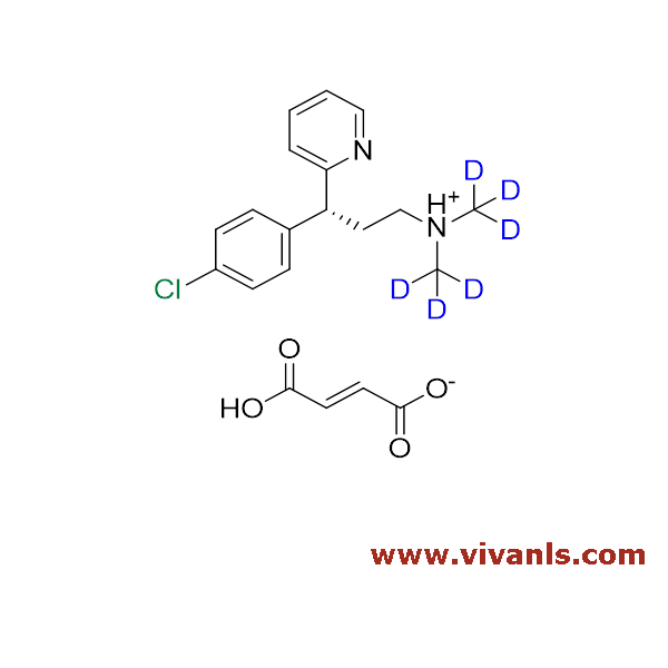 Chiral Standards-(R ) - Chlorpheniramine Maleate salt D6-1658231043.png